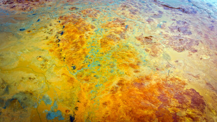 Pollution and water contamination of the copper mine exploitation in Geamana, near Rosia Montana,...