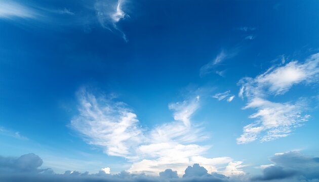 sky blue white could for summer background clear sky and fluffy couldy in sunny day spring horizon nature with abstract could on cyan background for landscape screen wallpaper