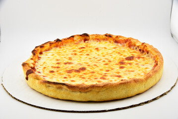 Freshly Baked Pizzas with Golden Crust and Tasty Toppings
