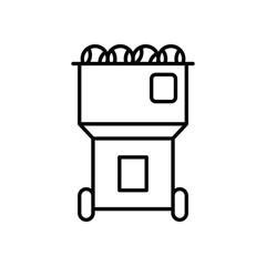 Tennis Machine Vector icon