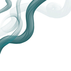 abstract green and white wave background