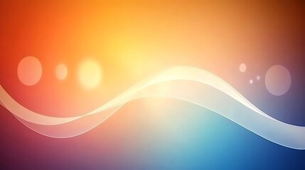 A vibrant abstract background with flowing lines and bokeh circles