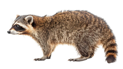 Fototapeta premium Raccoon isolated on white background