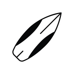 Surfing Board Vector icon