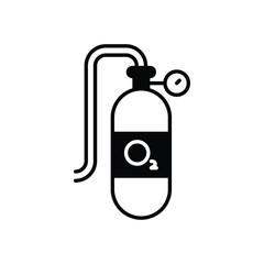 Oxygen Cylinder Vector icon
