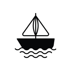 Boat Vector icon