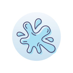 Obraz premium Splash Vector icon