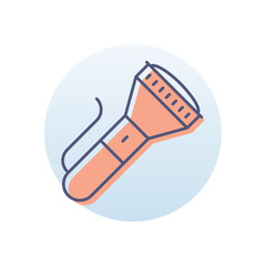 Torch Light Vector icon