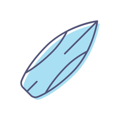 Surfing Board Vector icon