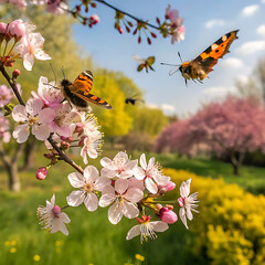 cherry blossom in spring
