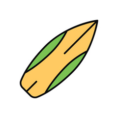 Surfing Board Vector icon