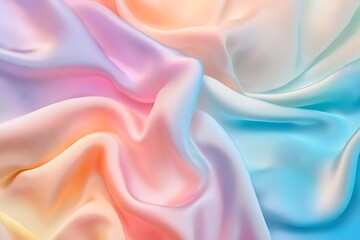 Obraz premium Stunning Pastel Silk Fabric Texture