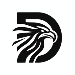 Iconic Black Eagle Logo for Professional Branding