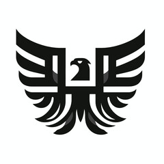 Realistic Eagle Logo Highly Detailed and Lifelike Design