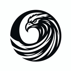 Obraz premium Timeless Eagle Logo Classic, Trustworthy and Iconic