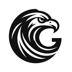 Realistic Eagle Logo Highly Detailed and Lifelike Design