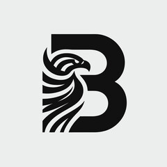 Alpha Black Eagle Logo for Professional Branding