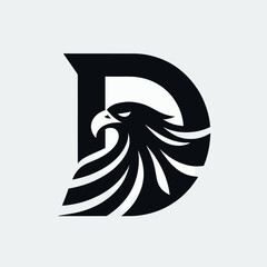 Iconic Black Eagle Logo for Professional Branding