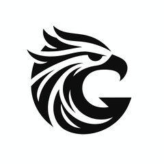 Regal Black Eagle Logo for Professional Branding