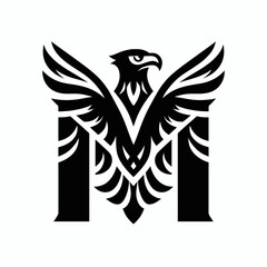 Sleek and Stylish Eagle Logo for Versatile Use