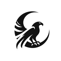 Sleek and Stylish Eagle Logo for Versatile Use