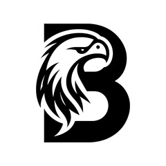 Striking Black Eagle Logo for Professional Branding