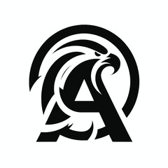 Black Eagle Logo Depth, Dimension and Realism