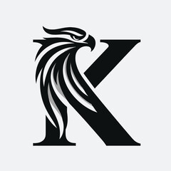 Distinctive Black Eagle Logo for Professional Branding