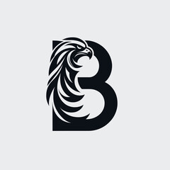 Powerful Black Eagle Logo for Professional Branding