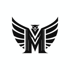 Black Eagle Logo Luxurious, Strong and Premium