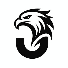 Futuristic Eagle Logo High-Tech and Forward-Thinking