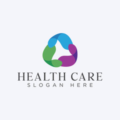 Obraz premium Healthcare logo, hospital logo, medical logo, health icon