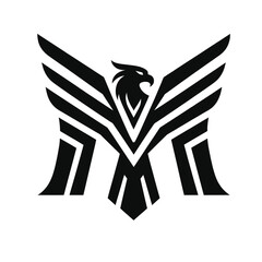 Obraz premium Customizable Eagle Logo Adaptable for Any Brand
