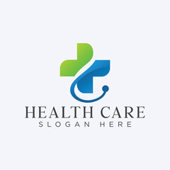 Healthcare logo, hospital logo, medical logo, health icon