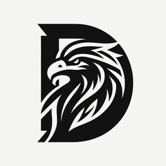 Strong Black Eagle Logo for Professional Branding
