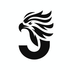 Rising Eagle Logo Symbolizing Growth and Success