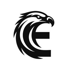 Abstract Eagle Logo Unique and Artistic Logo Concept