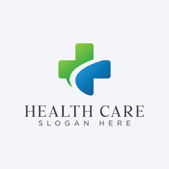 Healthcare logo, hospital logo, medical logo, health icon