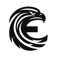Obraz premium Wild Eagle Logo Nature-Inspired, Strong and Free
