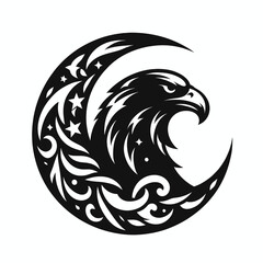 Supreme Black Eagle Logo for Professional Branding