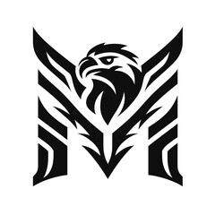 Ultra-Modern Eagle Logo Sleek, Trendy and Futuristic