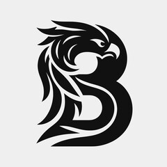 Regal Black Eagle Logo for Professional Branding