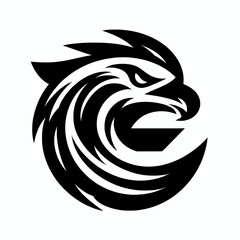Powerful Black Eagle Logo for Professional Branding