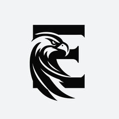Legendary Black Eagle Logo for Professional Branding