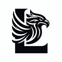 Impressive Black Eagle Logo for Professional Branding