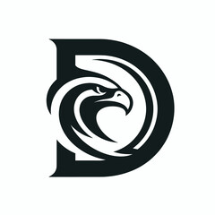 Fearless Black Eagle Logo for Professional Branding