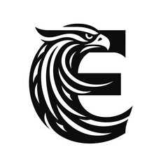 Regal Black Eagle Logo for Professional Branding