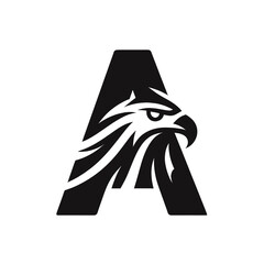 Luxury Black Eagle Logo Elegant, Premium and Exclusive