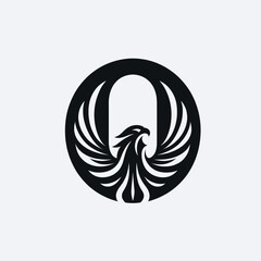 Black Eagle Logo Luxurious, Strong and Premium