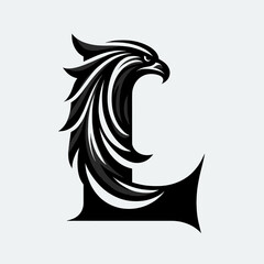 Majestic Black Eagle Logo for Professional Branding
